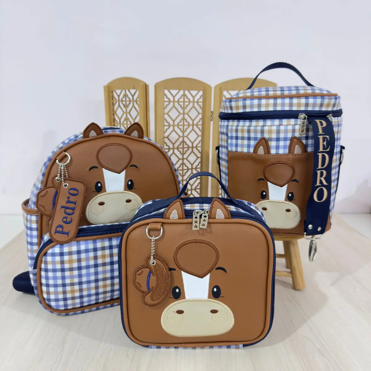KIT PASSEIO CAVALO AZUL