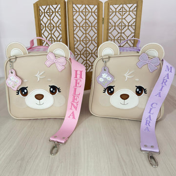 LANCHEIRA ESCOLAR LÚDICA URSA MEL