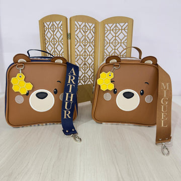 LANCHEIRA ESCOLAR LÚDICA URSO