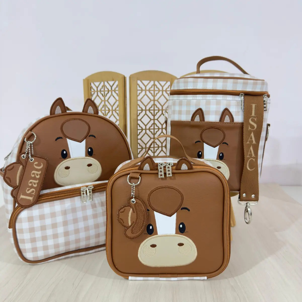 KIT PASSEIO CAVALO BEGE
