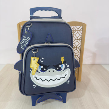 MOCHILA ESCOLAR LÚDICA TUBARAO