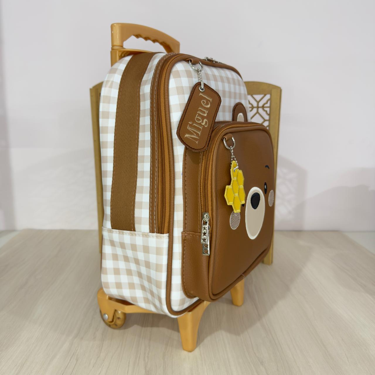 MOCHILA ESCOLAR LÚDICA URSO