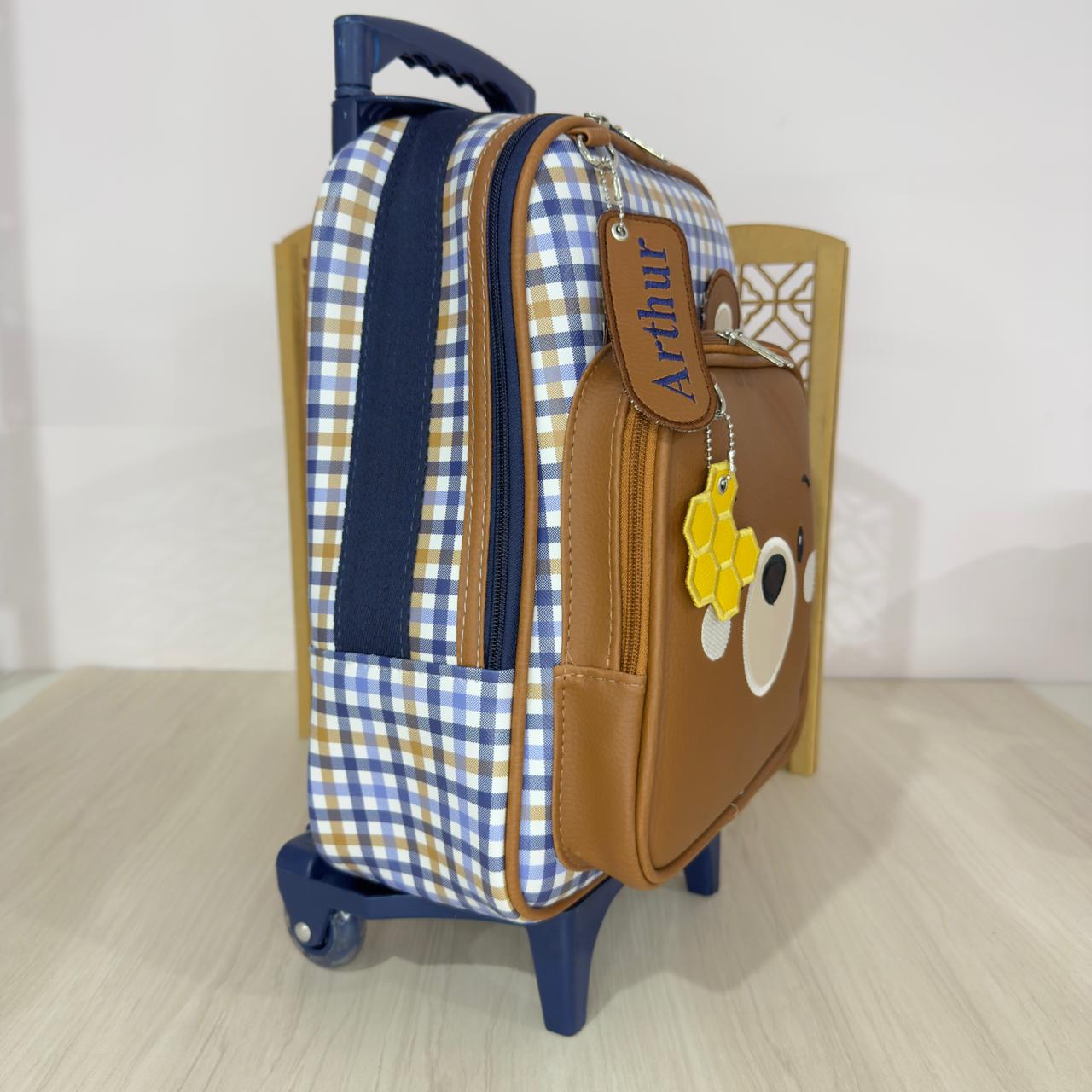 MOCHILA ESCOLAR LÚDICA URSO