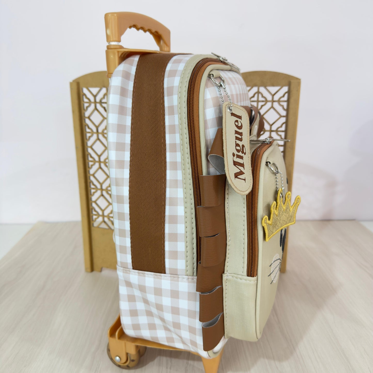 MOCHILA ESCOLAR LÚDICA LEÃO