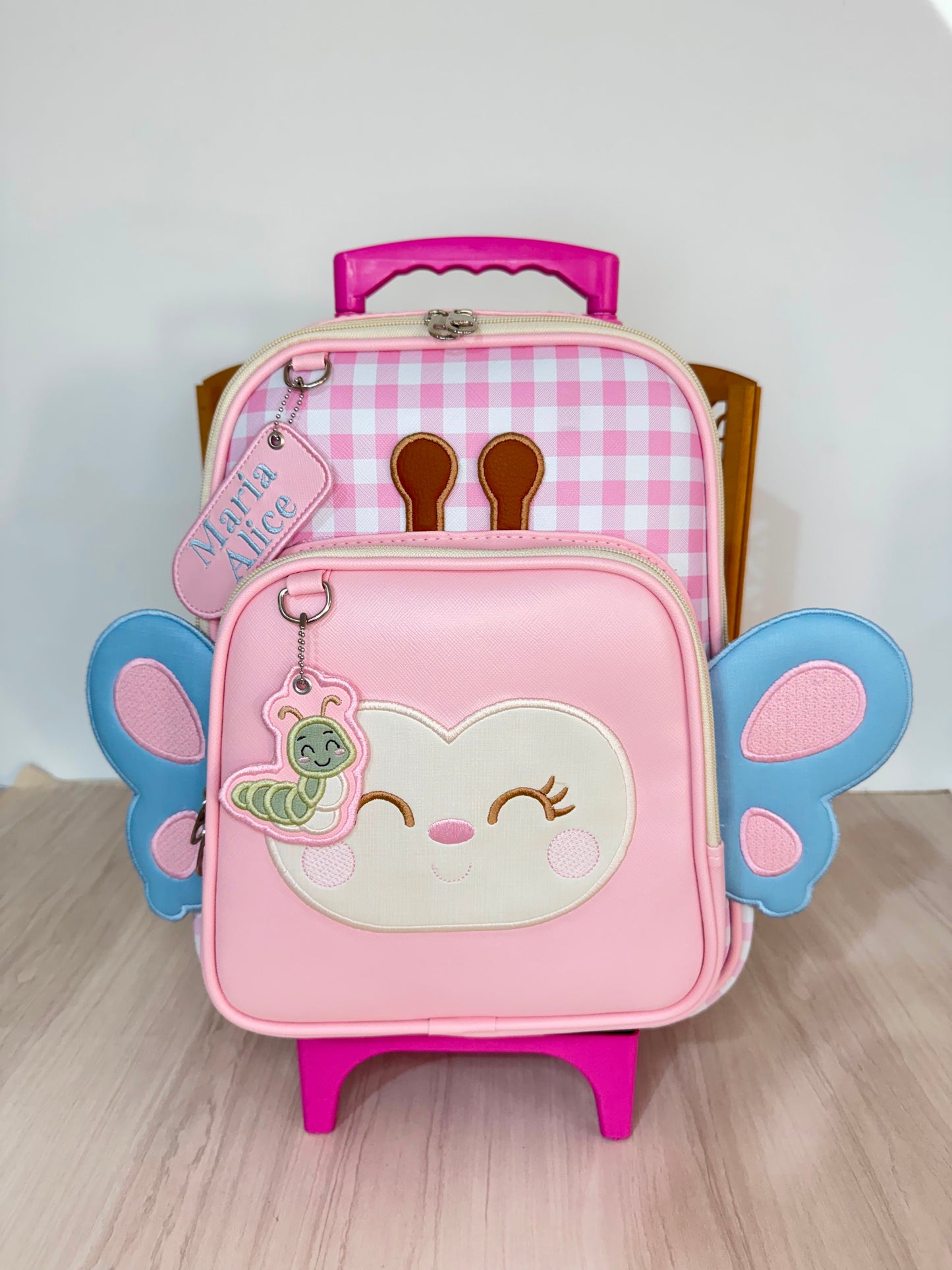 MOCHILA ESCOLAR LÚDICA BORBOLETA