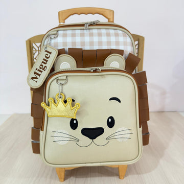 MOCHILA ESCOLAR LÚDICA LEÃO