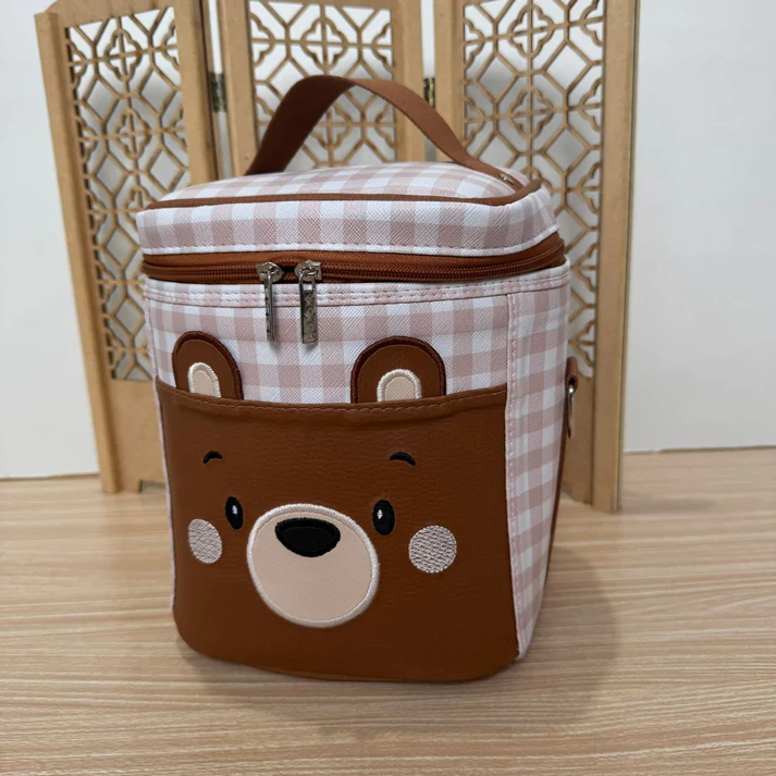 Lancheira Urso Xadrez