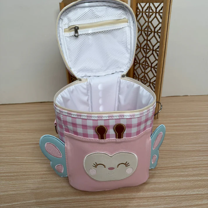 Lancheira Borboleta Xadrez